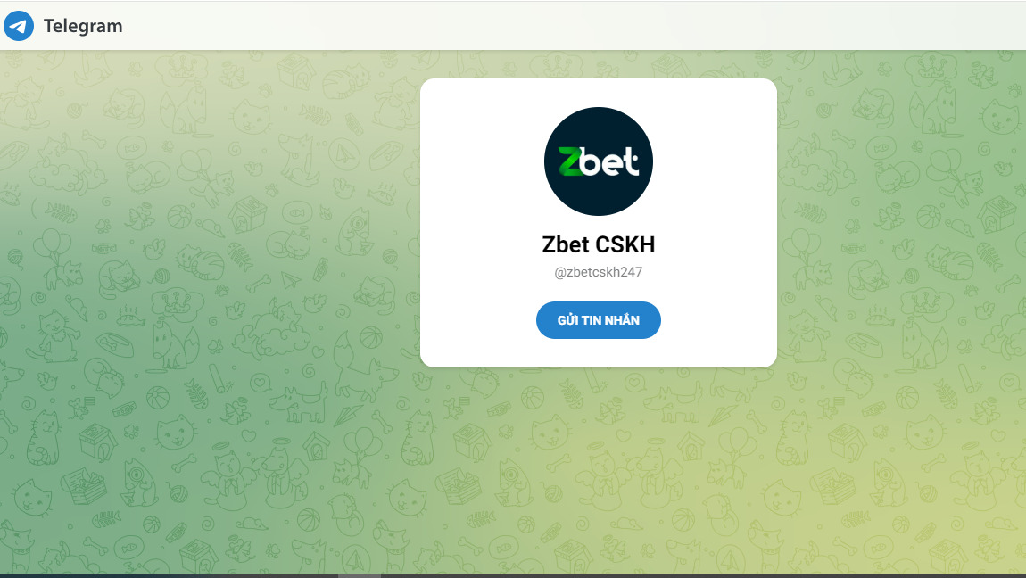 Liên hệ nhanh Zbet qua ứng dụng Telegram