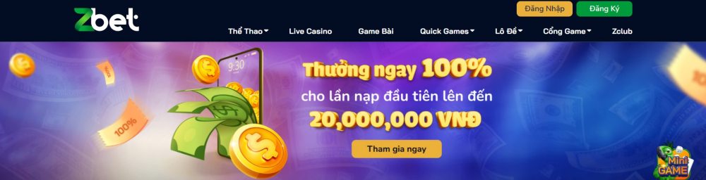 Zbet - Trang đăng kí chính thức từ nhà cái số 1 Châu Mỹ