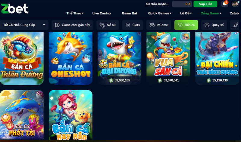 Danh sách game bắn cá Zbet mới nhất cực hot 2024 1 Vua săn cá ngày càng nổi tiếng nhờ đồ họa đẹp, tính năng mới mẻ