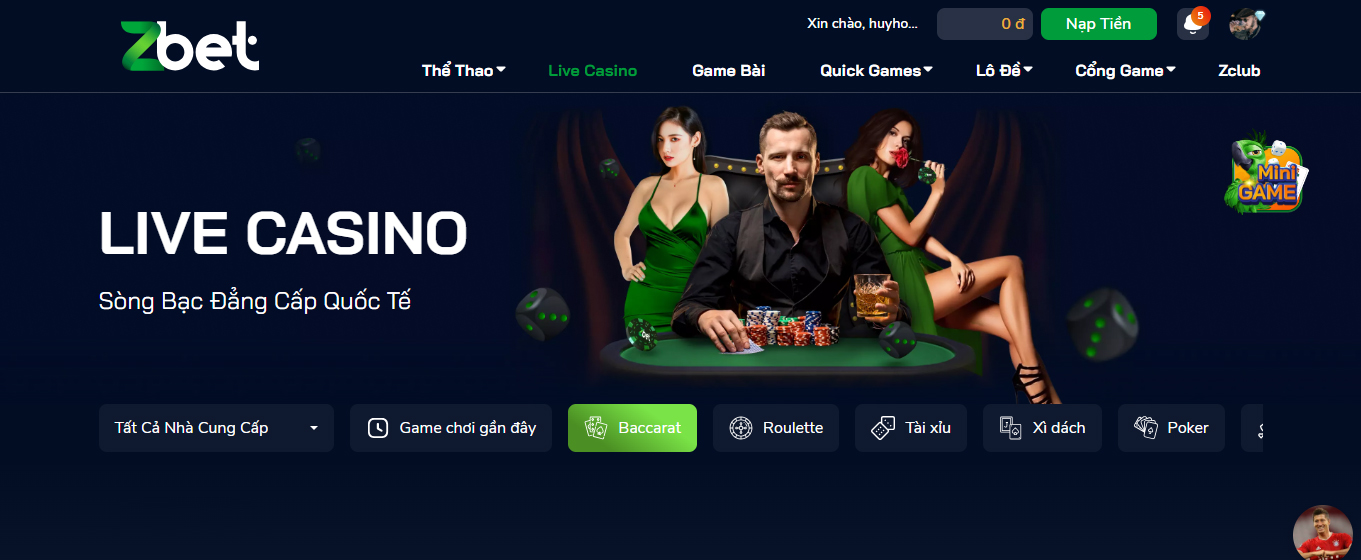 Hiểu như nào về Baccarat Zbet?