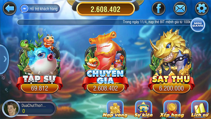 Muốn biết Vua bắn cá Zbet là gì, anh em nên một lần trải nghiệm dịch vụ