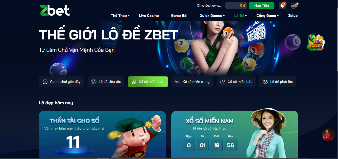 Giới thiệu xổ số Miền Nam Zbet cho người mới